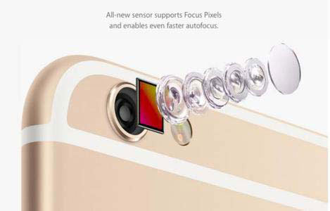 iPhone6s拍照、攝像性能均提升1200萬像素
